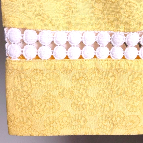 Lilly Pulitzer Bees Knees Tunic‎ Jacquard Floral Lemon Sorbet Women's Size 2 NWT - Picture 11 of 16